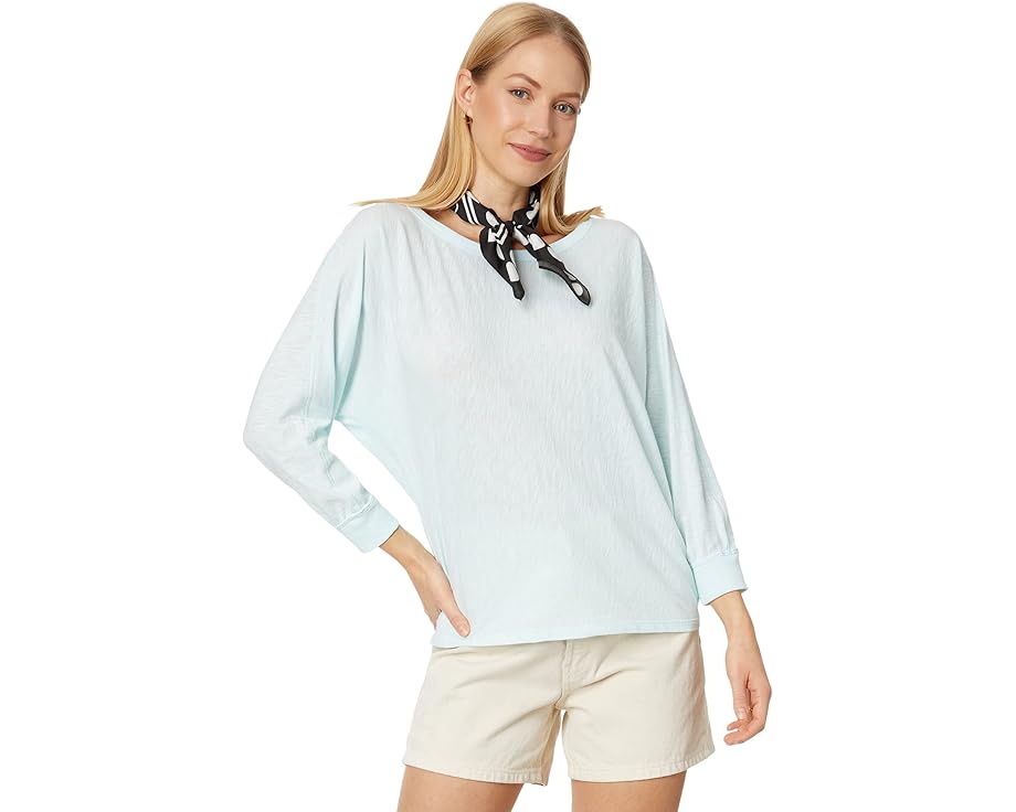 リラピー スリーブ プール レディース 【 LILLA P 3/4 SLEEVE BOATNECK DOLMAN / POOL 】 レディースファッション トップス Tシャツ カットソー|スニケス