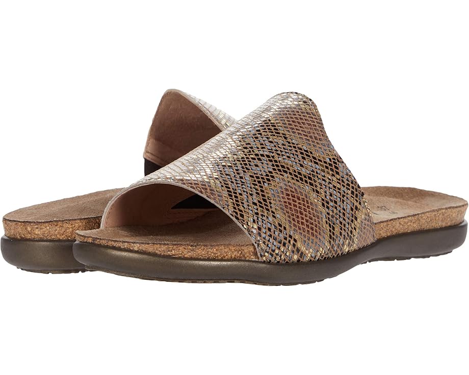 ナオト レザー レディース 【 NAOT SKYLAR / GOLDEN PYTHON LEATHER 】 サンダル｜スニケス