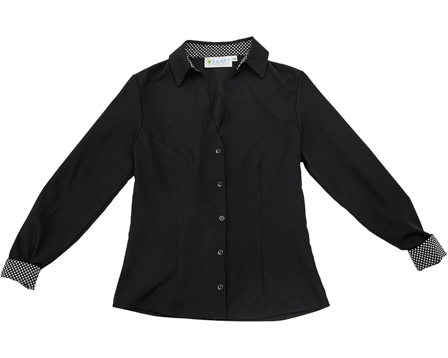 黒色 ブラック 白色 ホワイト レディース 【 SMART ADAPTIVE CLOTHING ALANA SOUL ADAPTIVE BLOUSE / BLACK WHITE TRIM 】 レディースファッション トップス Tシャツ カットソー|スニケス
