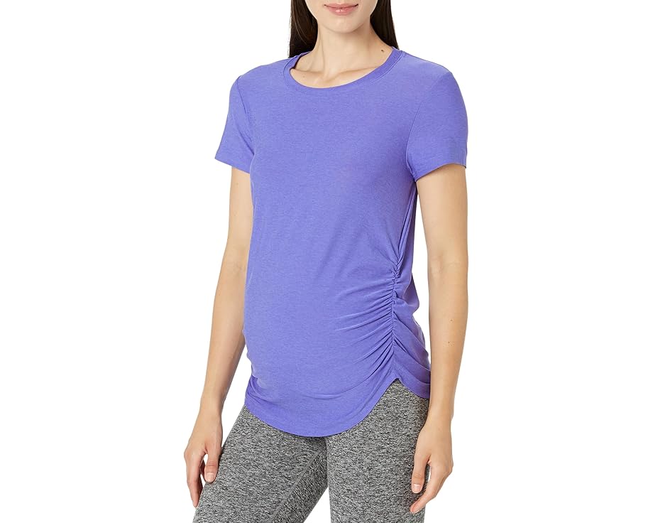 ビヨンドヨガ Tシャツ ウルトラ 紫 バイオレット ヘザー レディース 【 BEYOND YOGA FEATHERWEIGHT ONE AND ONLY MATERNITY TEE / ULTRA VIOLET HEATHER 】 レディースファッション トップス カットソー