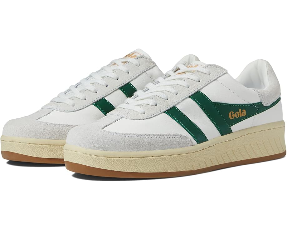 ゴーラ 白いこと 白いこと 緑 緑であること スニーカー メンズ 【 GOLA DROPSHOT / WHITE DARK GREEN 】
