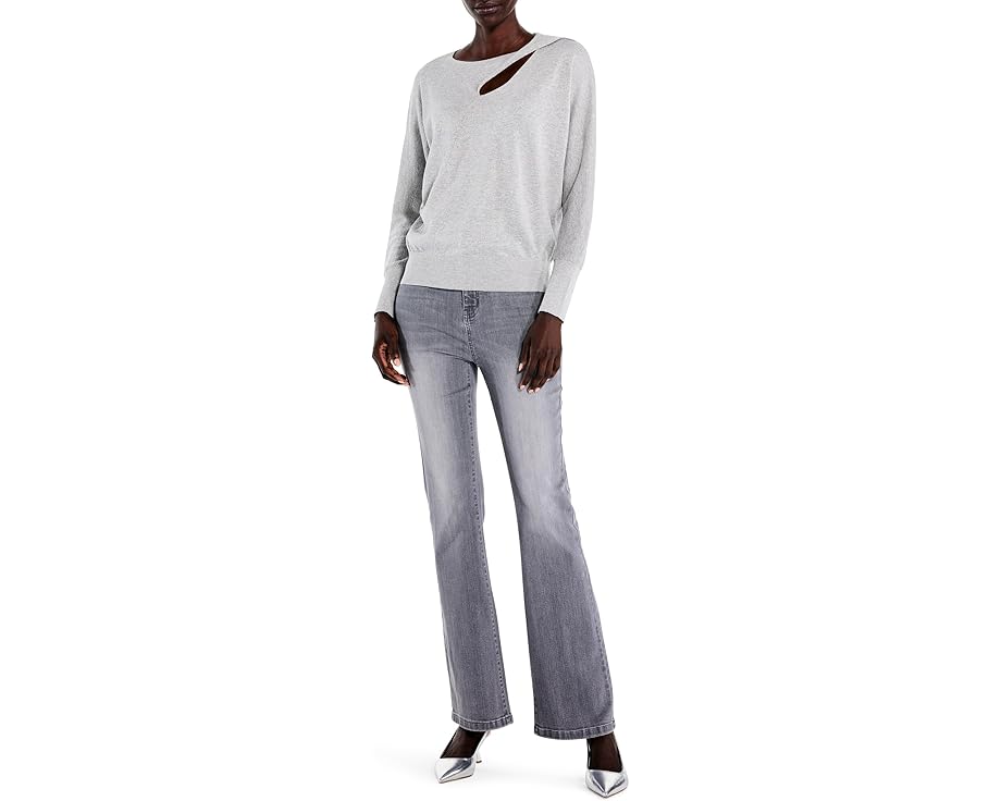 ニックプラスゾーイ 【小さめ】 スリーブ トレーナー Tシャツ NIC+ZOE レディース 【 PETITE SOFT SLEEVE TWIST SWEATER TEE / REFLECTION 】 レディースファッション トップス ニット セーター｜スニケス