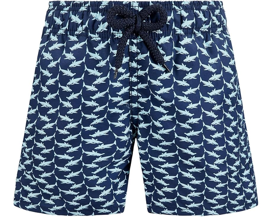 シャーク お坊っちゃん キッズ 【 VILEBREQUIN KIDS SHARK JIM / BLEU MARINE 】 もの言う花 マタニティ 水泳着