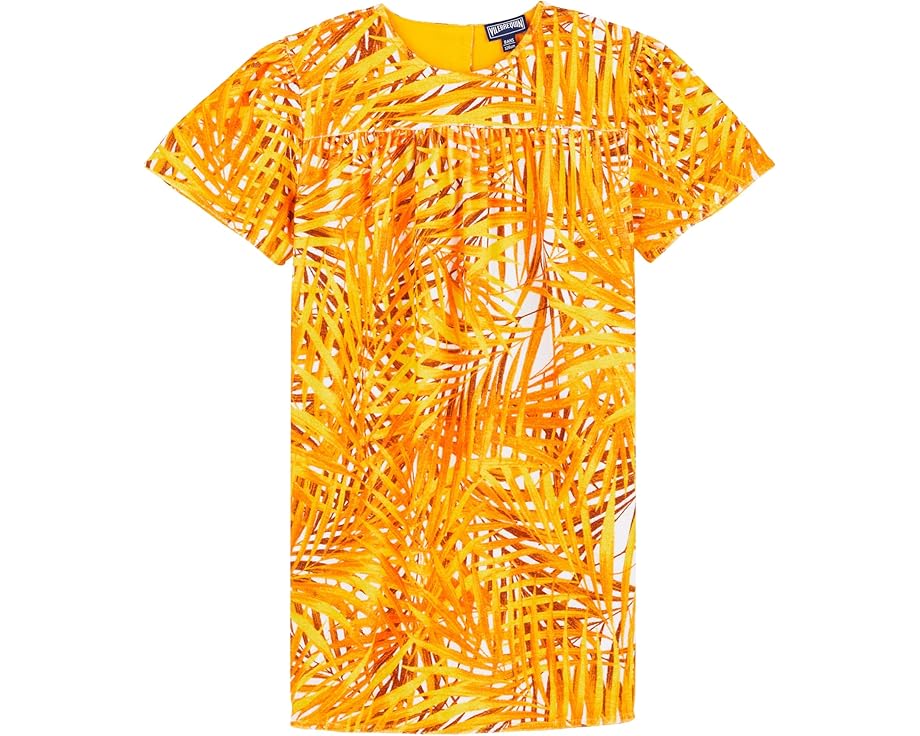 お坊っちゃん キッズ 【 VILEBREQUIN KIDS PALM LEAVES GOYAVE TERRY / MANGUE 】 もの言う花 マタニティ 水泳着