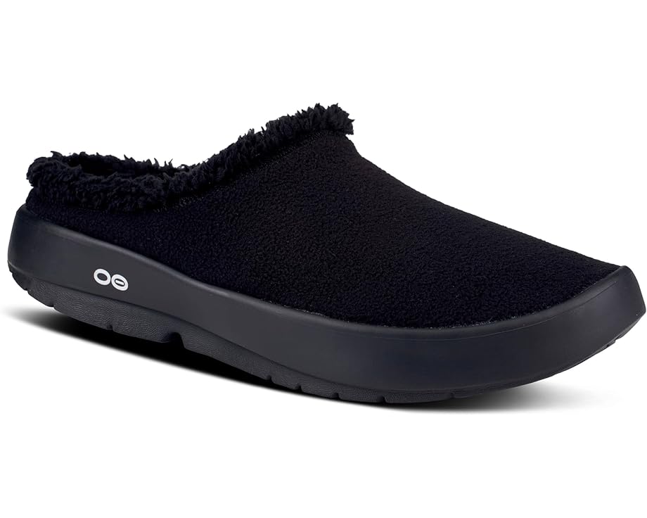 ウーフォス 黒色 ブラック スニーカー メンズ 【 OOFOS OOCOOZIE MULE / BLACK 】