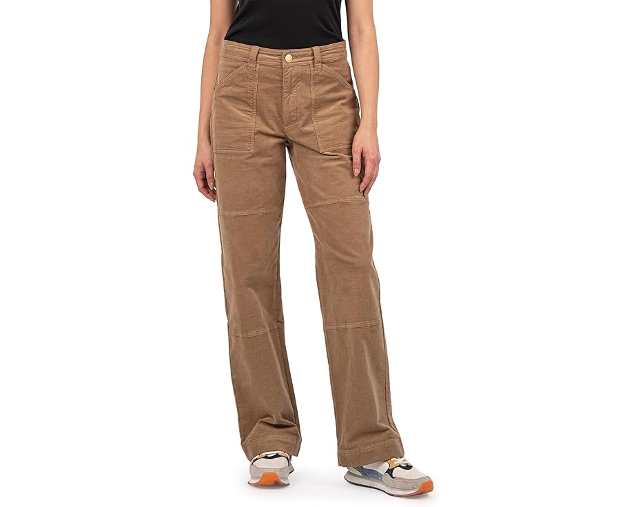 カットフロムザクロス パンツ カーキ レディース 【 KUT FROM THE KLOTH SIENNA WIDE LEG UTILITY PANT / KHAKI 】 レディースファッション ボトムス