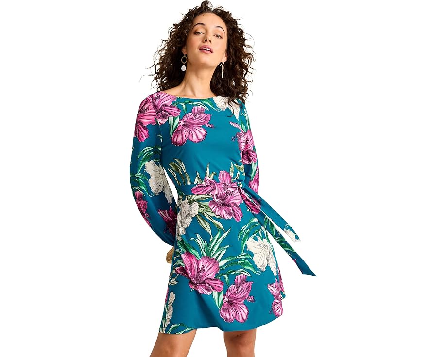 トミーバハマ スリーブ ドレス アカデミー 長袖 レディース 【 TOMMY BAHAMA VILLA GARDEN LONG SLEEVE SHORT DRESS / ACADEMY 】 レディースファッション