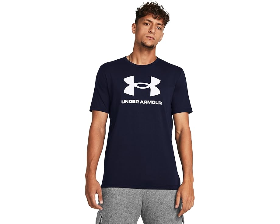 ロゴタイプ 捩り プルオーバー アンダーアーマー 半袖 メンズ 【 UNDER ARMOUR SPORTSTYLE LOGO SHORT SLEEVE T-SHIRT / 】 メンズ流行り物 トップス カットソー