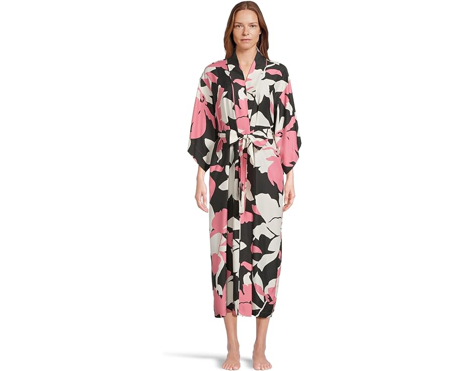 ナトリ サクラ色 黒いこと 黒いこと レディース 【 NATORI NIWASHI ROBE / PINK BLACK 】 はだ着 はだ着 ナイト爵御召しもの ナイト爵 御部屋 パジャマ