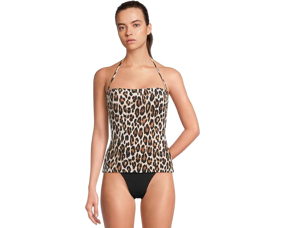トミーバハマ ヒョウ柄 レオパード 黒色 ブラック レディース 【 TOMMY BAHAMA ISLAND CAYS LEOPARD BANDINI / BLACK 】 レディースファッション 水着