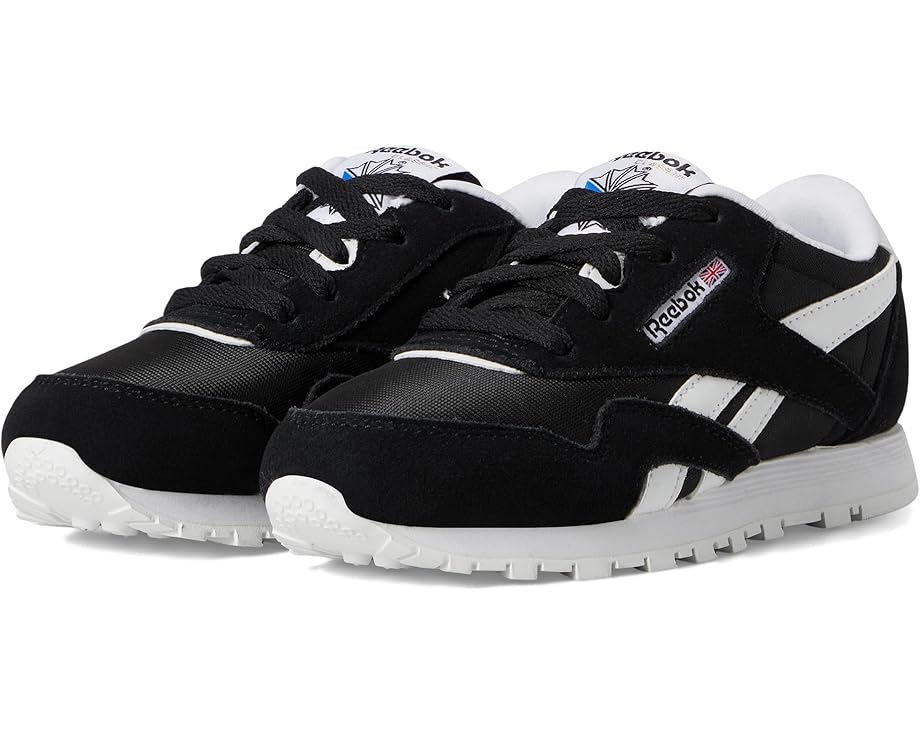 リーボック クラシック ナイロン 黒色 ブラック 白色 ホワイト ジュニア キッズ 【 REEBOK KIDS CLASSIC NYLON / BLACK BLACK WHITE 】 ベビー マタニティ スニーカー