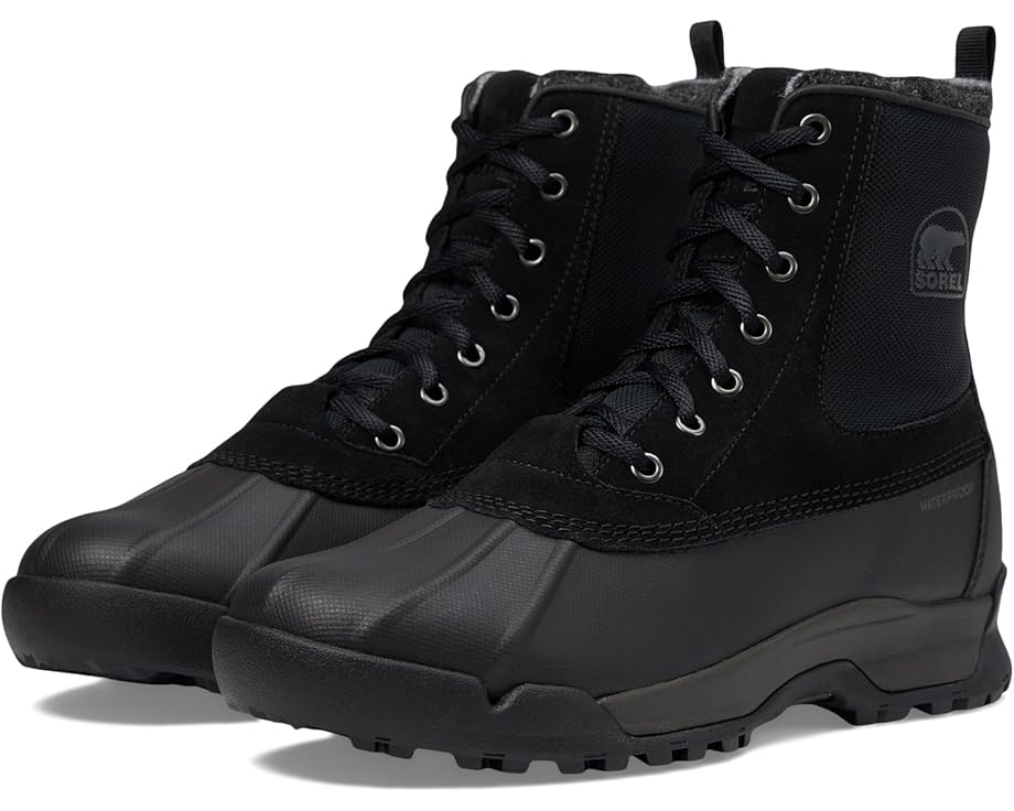 ソレル ライト ブーツ 黒色 ブラック BUXTON? メンズ 【 SOREL LITE BOOTS WATERPROOF / BLACK BLACK 】｜スニケス