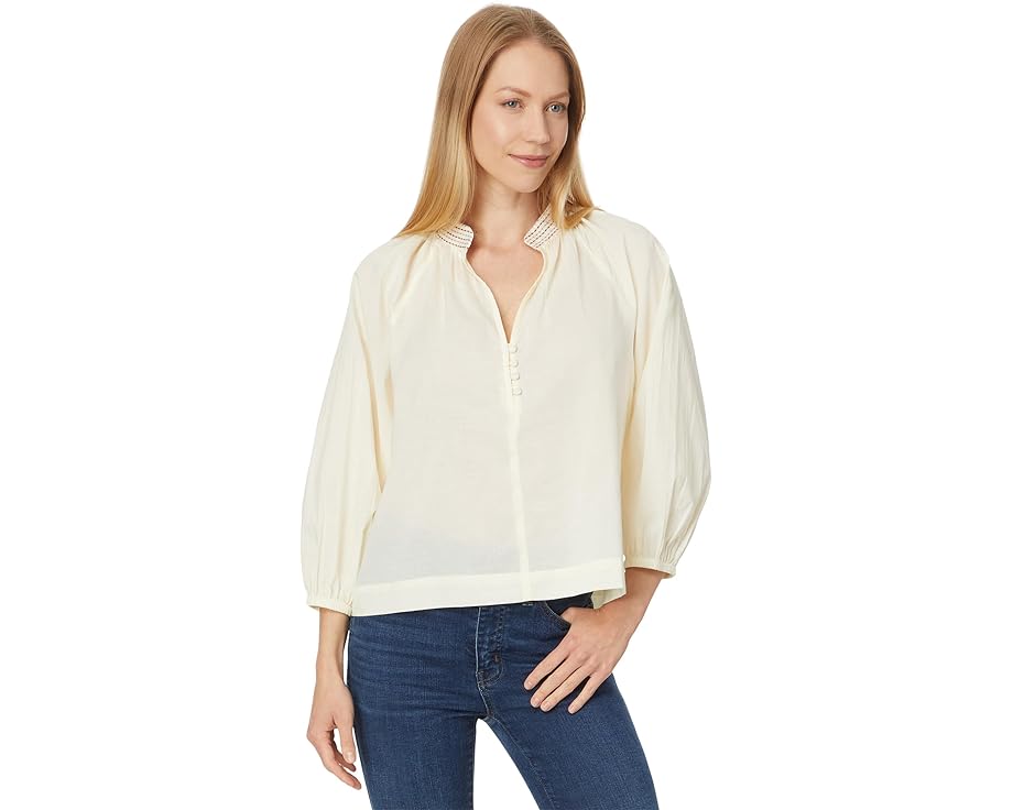リラピー ラグラン レディース 【 LILLA P EASY BUTTON RAGLAN / ECRU 】 レディースファッション トップス Tシャツ カットソー