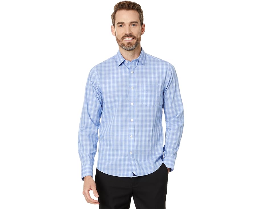 アンタックイット ブルックス 青色 ブルー メンズ 【 UNTUCKIT WRINKLE-FREE BROOKS SHIRT / BLUE 】 メンズファッション トップス Tシャツ カットソー