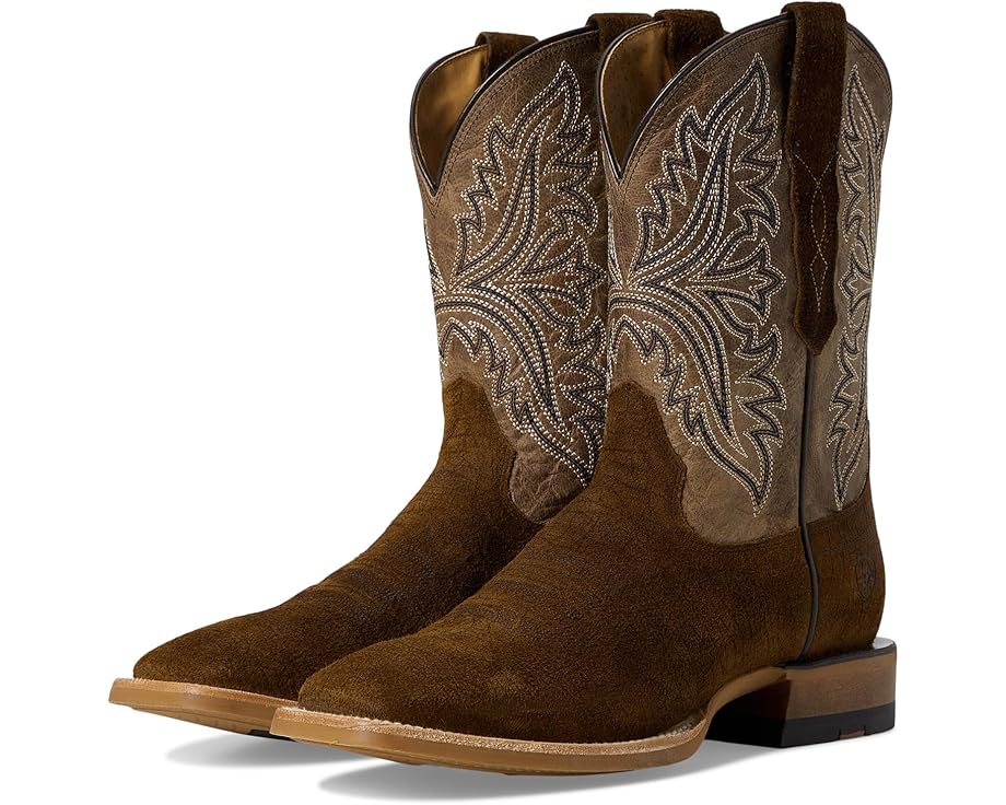 アリアット ブーツ 銅 ブロンズ 牛飼いブーツS メンズ 【 ARIAT WALKER COWBOY BOOTS / BEST BRONZE ROUGHOUT 】