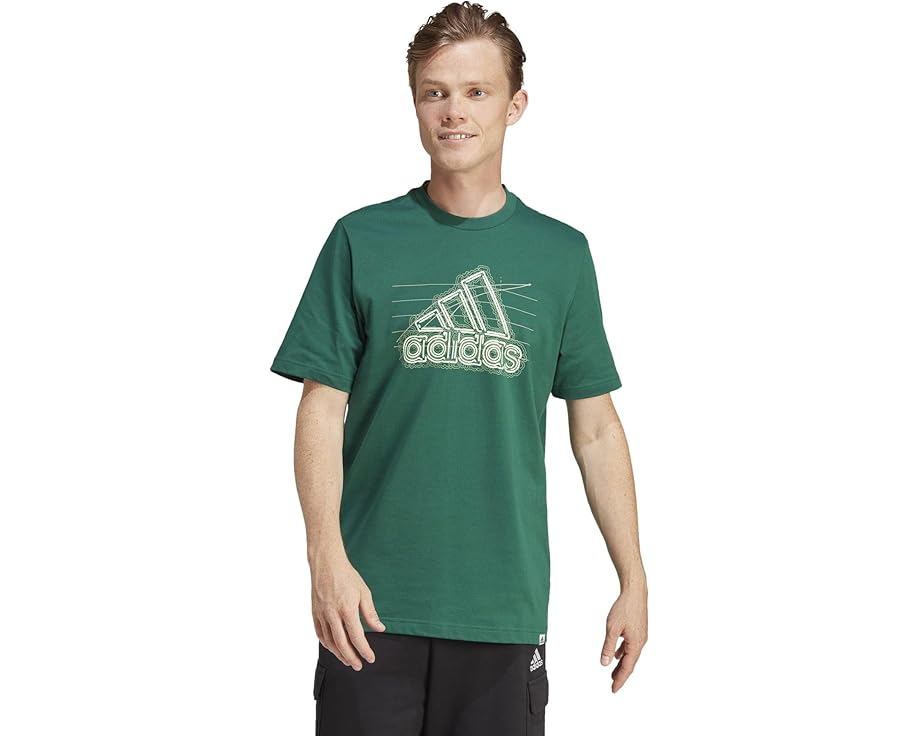 アディダス グラフィック Tシャツ メンズ 【 ADIDAS GROWTH BADGE GRAPHIC TEE / 】 メンズファッション トップス カットソー
