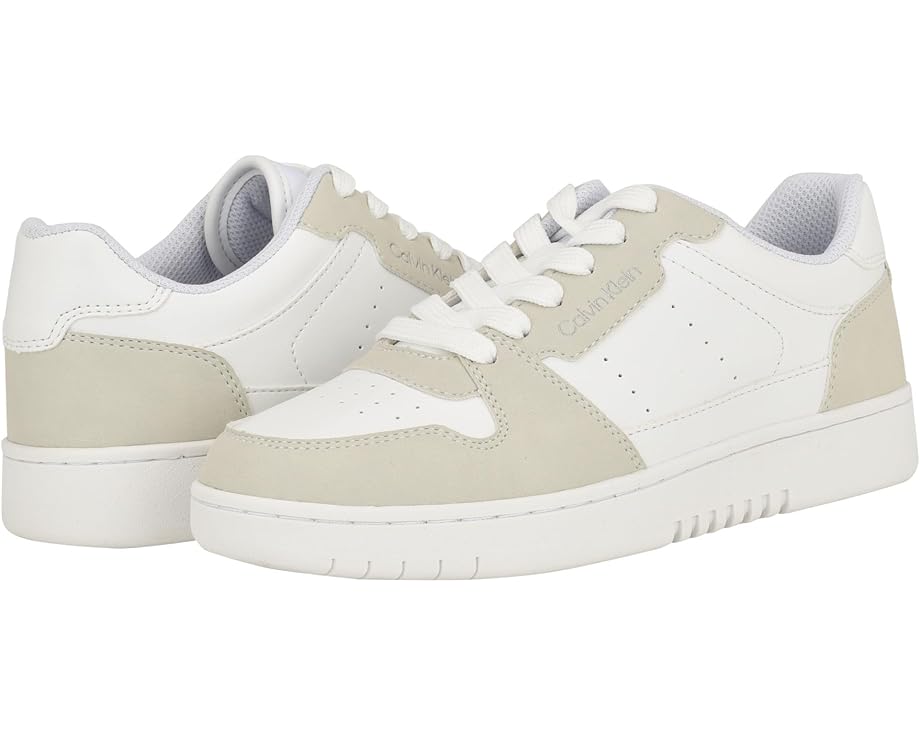 カルバンクライン 白いこと 白いこと スニーカー レディース 【 CALVIN KLEIN HATTEA / WHITE 1 】