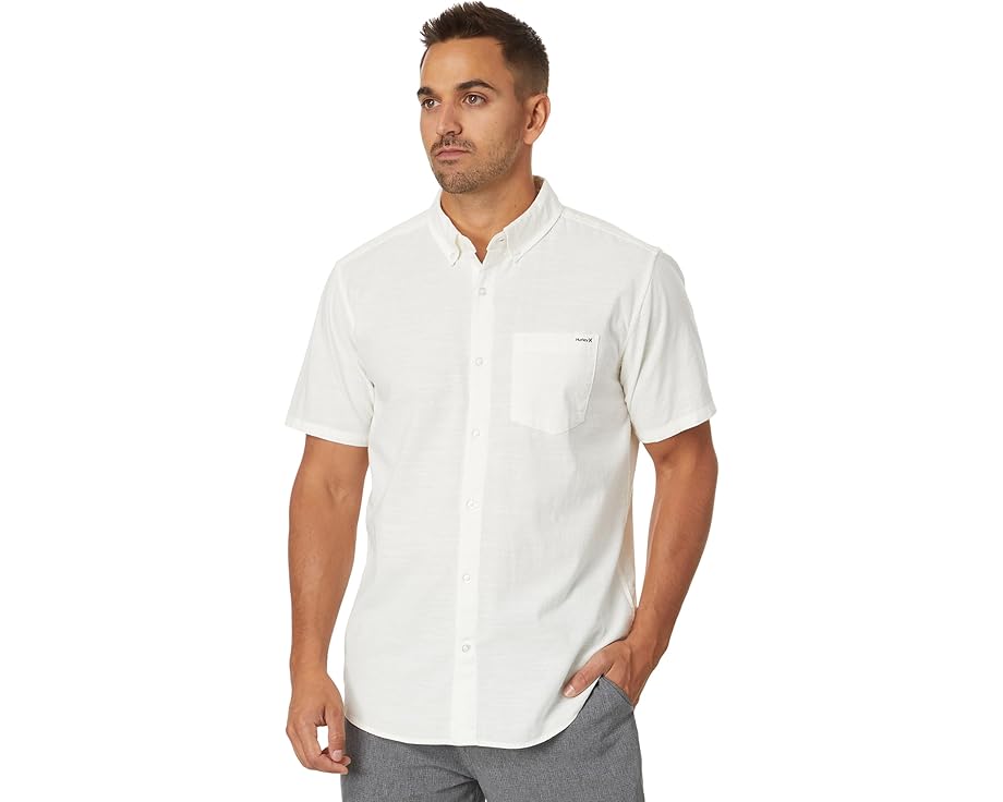 ハーレー 白色 ホワイト ヘザー O&O メンズ 【 HURLEY STRETCH SS / WHITE HEATHER 】 メンズファッション トップス Tシャツ カットソー|スニケス