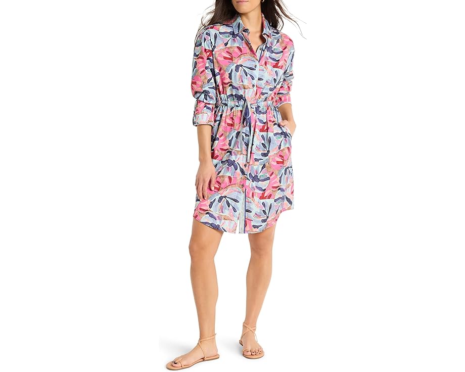 ニックプラスゾーイ 【小さめ】 ドレス 青色 ブルー NIC+ZOE レディース 【 PETITE FIREWORK FOLIAGE SYD DRESS / BLUE MULTI 】 レディースファッション｜スニケス 33,800円