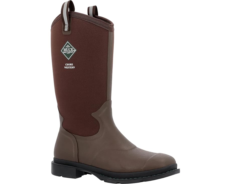 ブーツ ウェスタン 茶色 ブラウン メンズ 【 THE ORIGINAL MUCK BOOT COMPANY CHORE WESTERN TALL / DARK BROWN 】|スニケス