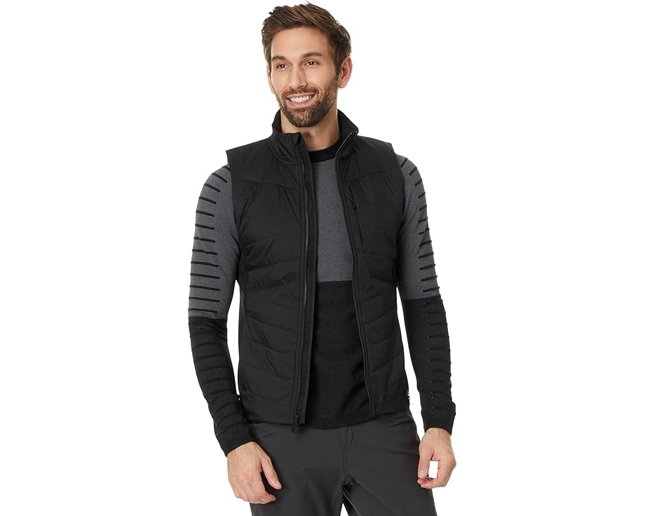 かっこ良い羊毛 より良い 黒いこと 黒いこと メンズ 【 SMARTWOOL SMARTLOFT VEST / BLACK 】 メンズ流行り物 厚地の外套 上衣