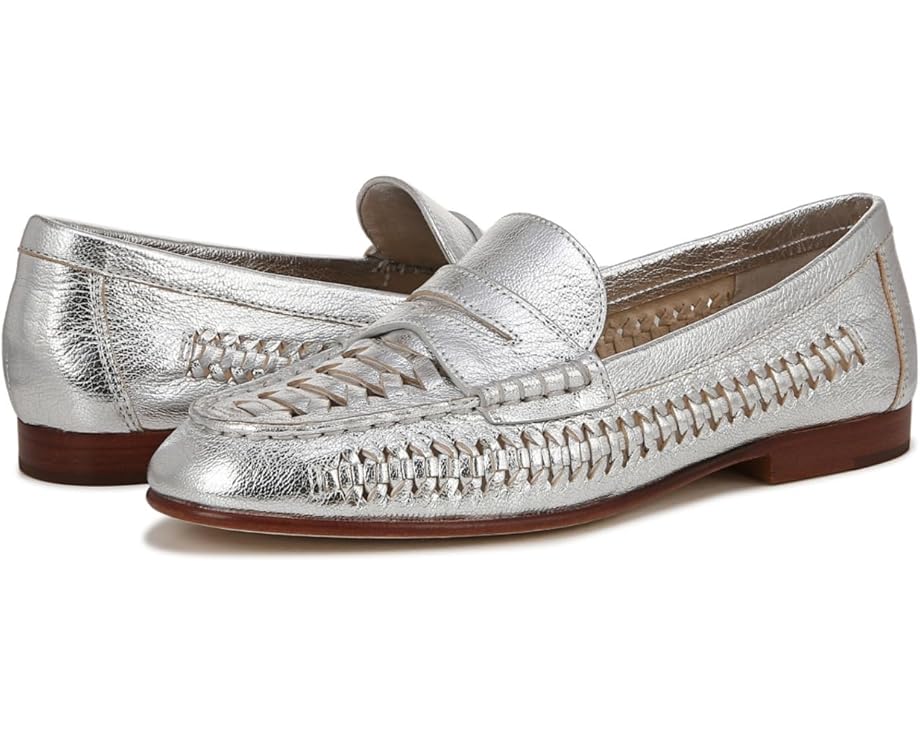 ベロニカ ペニー ウーブン 銀色 シルバー レディース 【 VERONICA BEARD PENNY WOVEN / SILVER 】 ローファー|スニケス