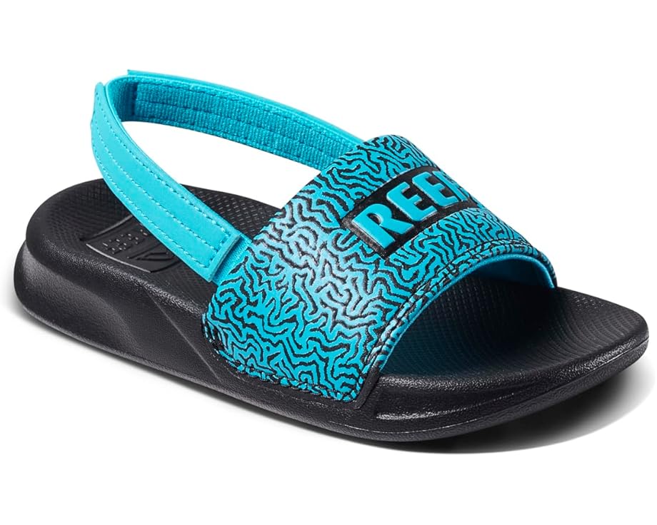 リーフ サンダル 青色 ブルー ジュニア キッズ 【 REEF KIDS LITTLE ONE SLIDE / BLUE CORAL 】 ベビー マタニティ｜スニケス