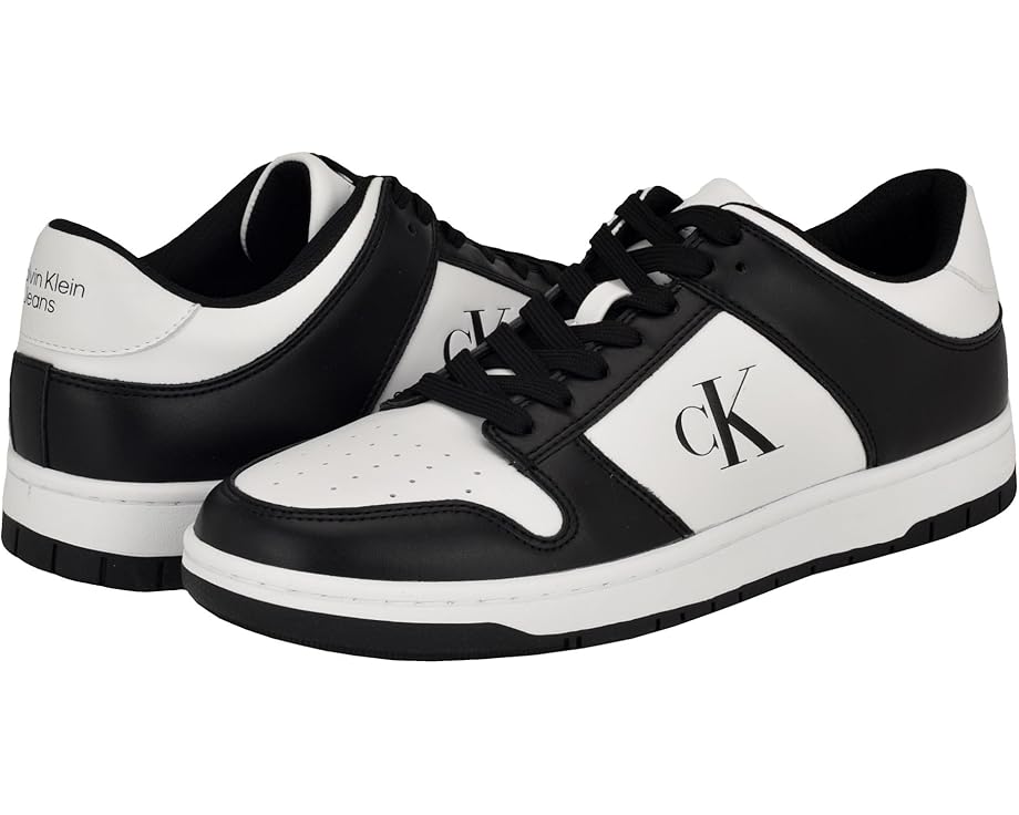 カルバンクライン 黒色 ブラック 白色 ホワイト スニーカー メンズ 【 CALVIN KLEIN DAVERY / BLACK WHITE 】