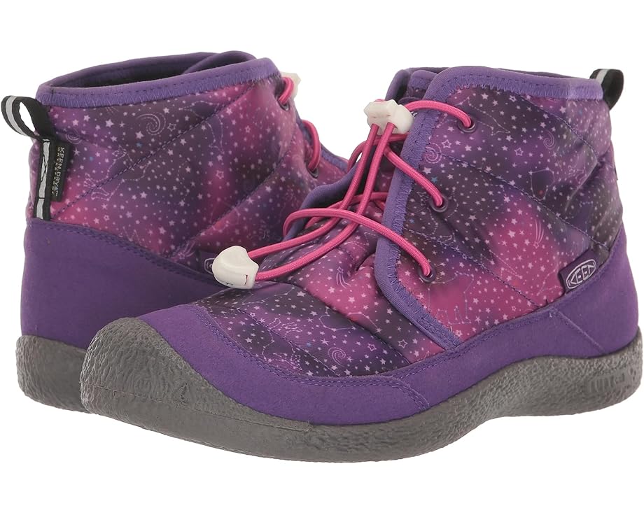 キーン チャッカ 紫 パープル お坊っちゃん キッズ 【 KEEN KIDS HOWSER II CHUKKA WATERPROOF / TILLANDSIA PURPLE MULTI 】 もの言う花 マタニティ ブーツ