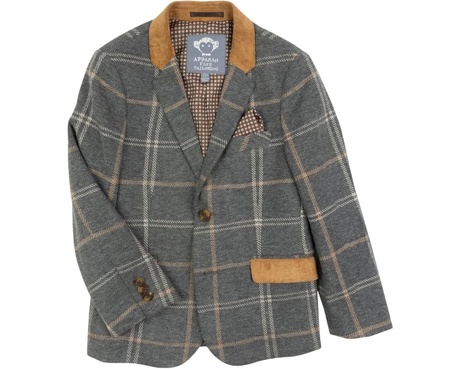 アパマン クラブ ジャケット ジュニア キッズ 【 APPAMAN KIDS CLUB JACKET / SMOKY WINDOWPANE 】 ベビー マタニティ コート