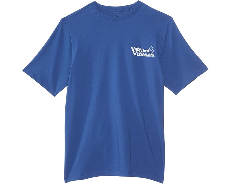 ヴィニヤードヴァインズ Tシャツ ジュニア キッズ 【 VINEYARD VINES KIDS CAMP SIGNS SHORT-SLEEVE TEE / MOONSHINE 】 ベビー マタニティ トップス カットソー