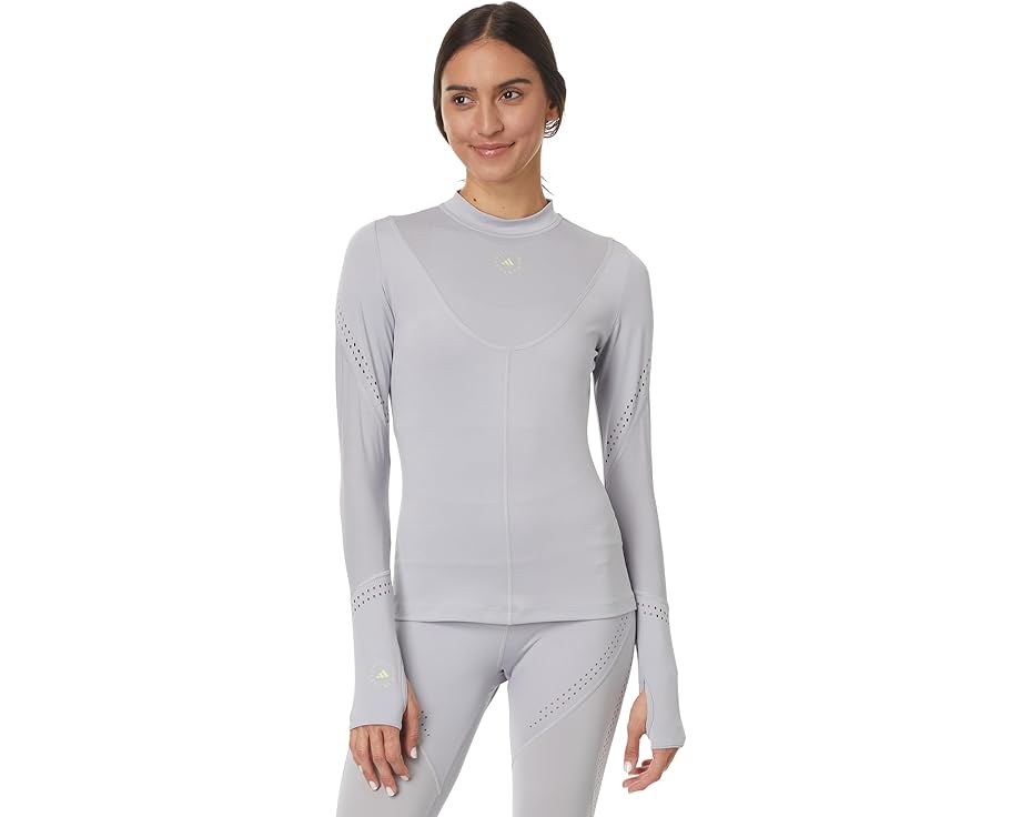 アディダス ステラマッカートニー アディダス トレーニング スリーブ 灰色 グレー 長袖 レディース 【 ADIDAS BY STELLA MCCARTNEY ADIDAS BY STELLA MCCARTNEY TRUEPURPOSE TRAINING LONG SLEEVE IW9894 / GLORY GREY 】 レ