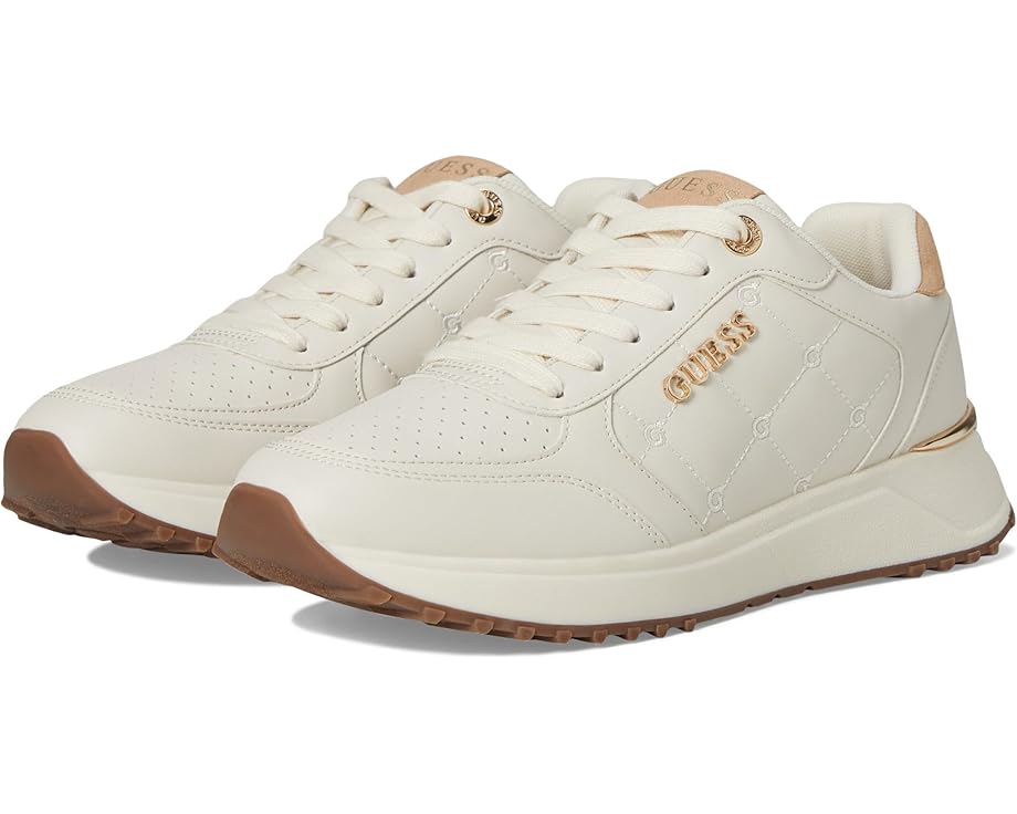 ゲス 象牙色 スニーカー レディース 【 GUESS TUMBLE / IVORY 】