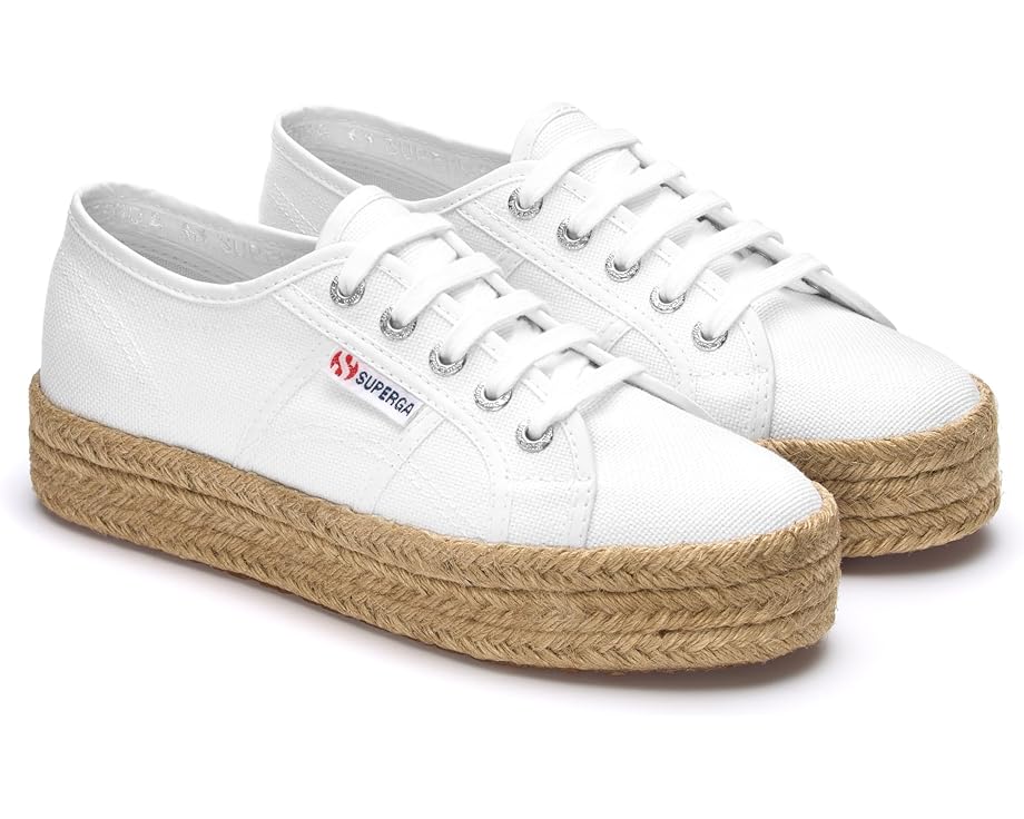 綴りかたガ 白いこと 白いこと スニーカー レディース 【 SUPERGA 2730 ROPE / WHITE 】
