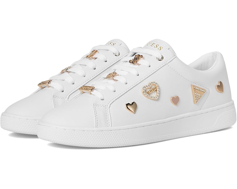 ゲス 白色 ホワイト スニーカー レディース 【 GUESS RUNIA / WHITE 】