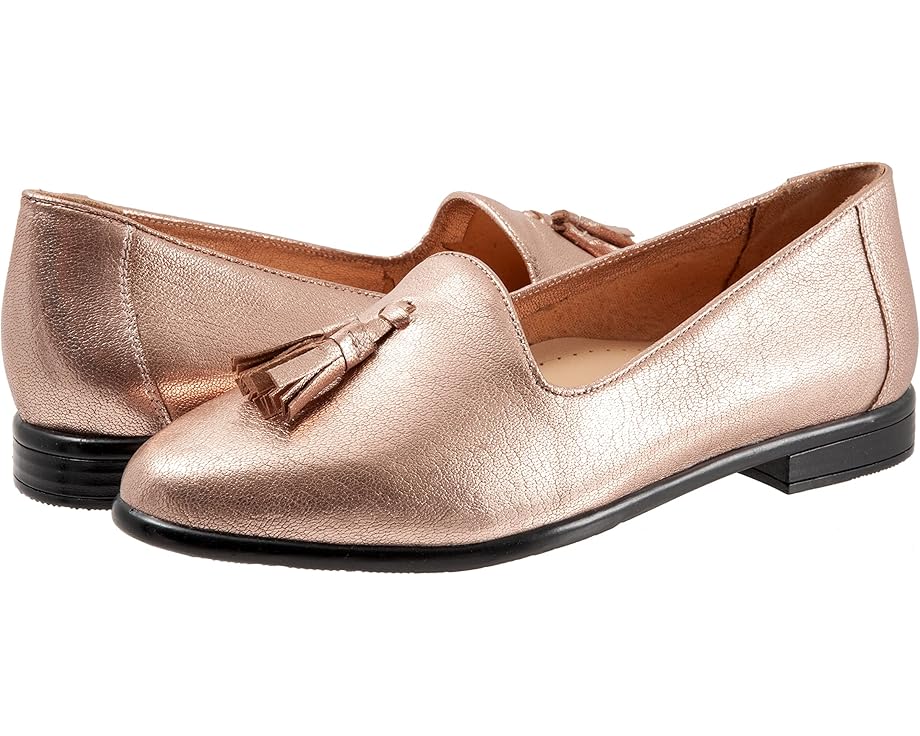トロッターズ サクラ色 ゴールド レディース 【 TROTTERS LIZ TASSEL / ROSE GOLD METALLIC 】