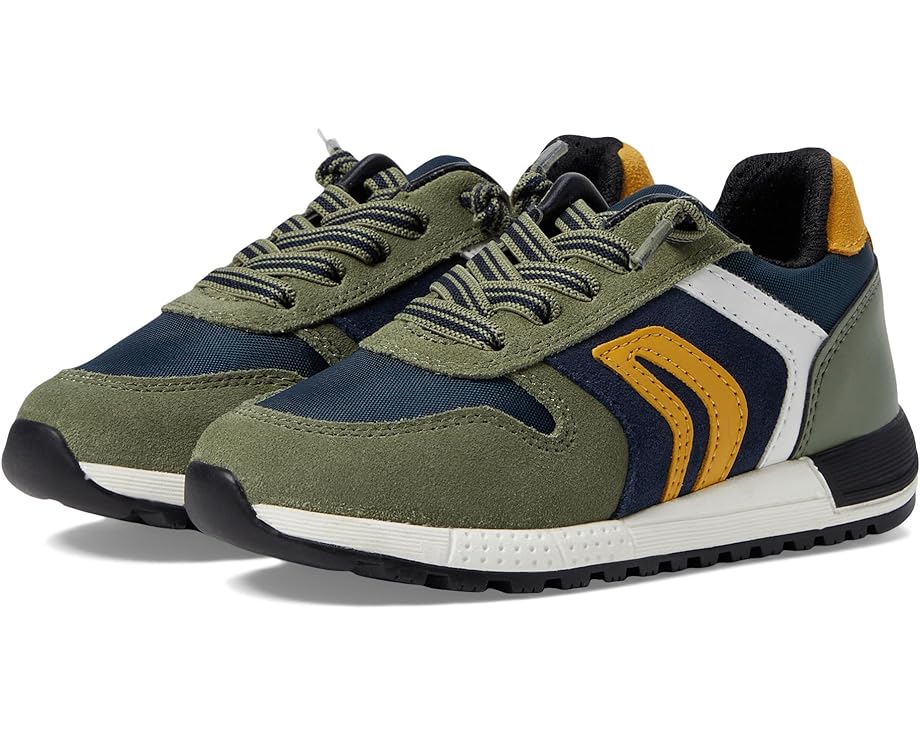 ジェオックス 紺色 ネイビー ジュニア キッズ 【 GEOX KIDS ALBEN 47 / MILITARY NAVY 】 ベビー マタニティ スニーカー|スニケス