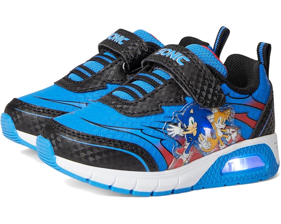 靴 スニーカー 青色 ブルー ジュニア キッズ 【 JOSMO SONIC THE HEDGEHOG LIGHTED SNEAKER / BLUE 】 ベビー マタニティ｜スニケス