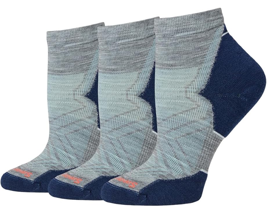 かっこ良い羊毛 幽客 ソックス 薄墨色 薄墨色 薄墨色 レディース 【 SMARTWOOL RUN TARGETED CUSHION ANKLE SOCKS MULTIPACK / LIGHT GRAY 】 肌付き 肌付き ナイト爵御召しもの レッグ