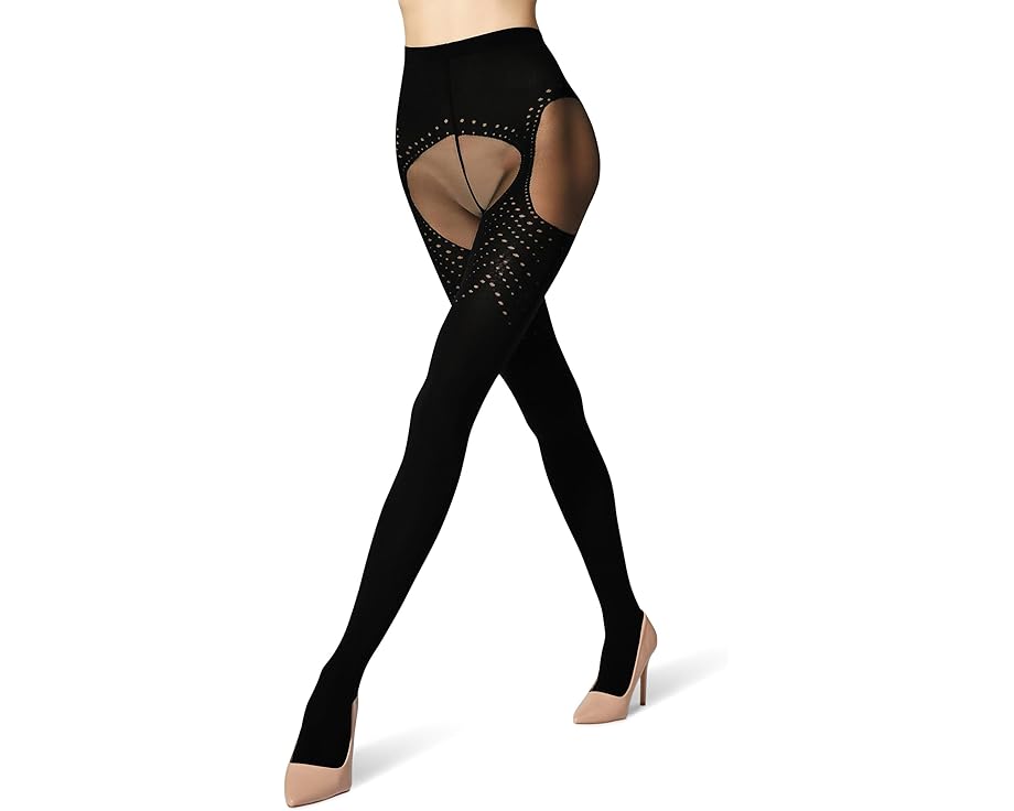 ウォルフォード タイツ 黒いこと 黒いこと レディース 【 WOLFORD HOLES EFFECT TIGHTS / BLACK 】 肌付き 肌付き ナイト爵御召しもの レッグ