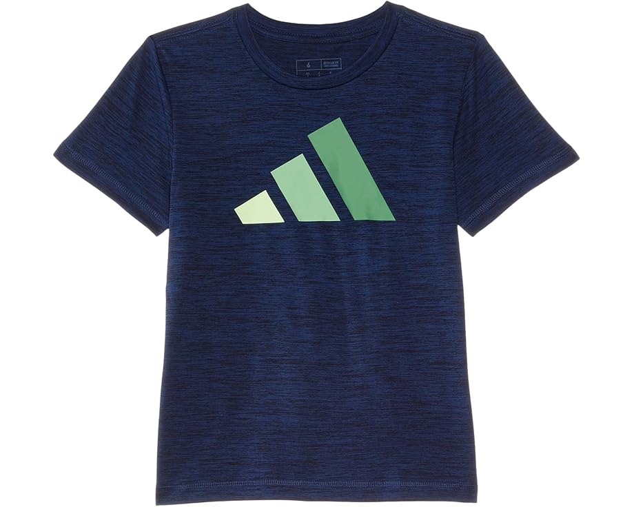 アディダス ロゴタイプ プルオーバー 紺色 米国海軍 お坊っちゃん キッズ 【 ADIDAS KIDS SS POLY LOGO TEE / NAVY 】 もの言う花 マタニティ トップス カットソー