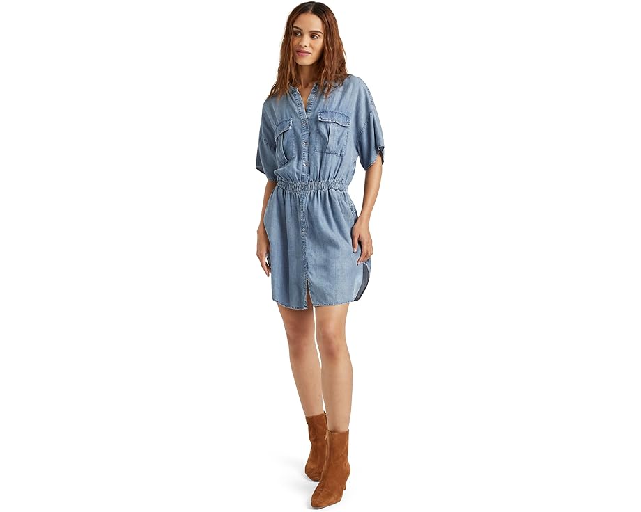 スプレンディッド 藍色 インディゴ ドレス レディース 【 SPLENDID RACQUEL INDIGO MINI DRESS / 】 レディースファッション｜スニケス