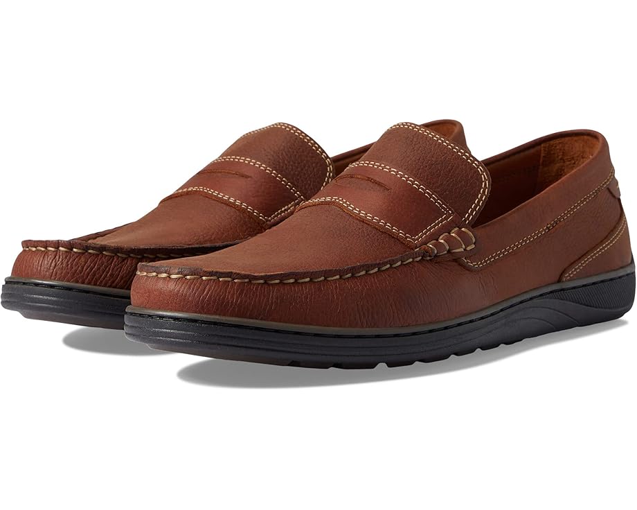 ジョンストンアンドマーフィー ペニー & メンズ 【 JOHNSTON & MURPHY EMMETT PENNY / DARK TAN FULL GRAIN 】 ローファー