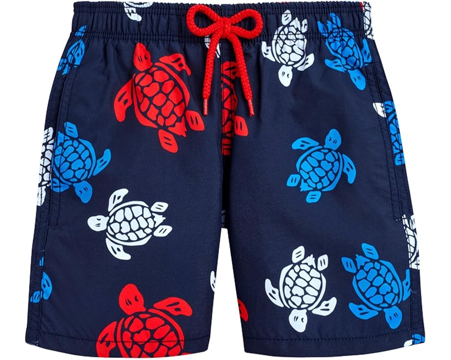 お坊っちゃん キッズ 【 VILEBREQUIN KIDS MULTICOLOR TURTLES JIM / BLEU MARINE 】 もの言う花 マタニティ ブーツ