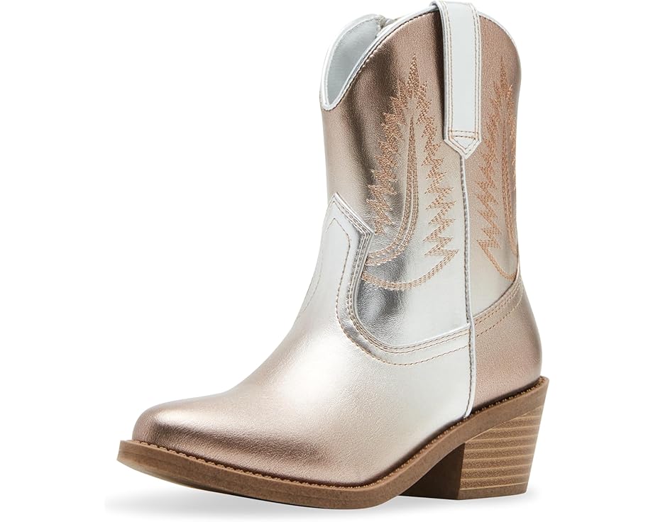 スティーブマデン スティーブマッデン 一つ星の州 銅 ブロンズ お坊っちゃん キッズ 【 STEVE MADDEN KIDS TEXAS / BRONZE MULTI 】 もの言う花 マタニティ ブーツ