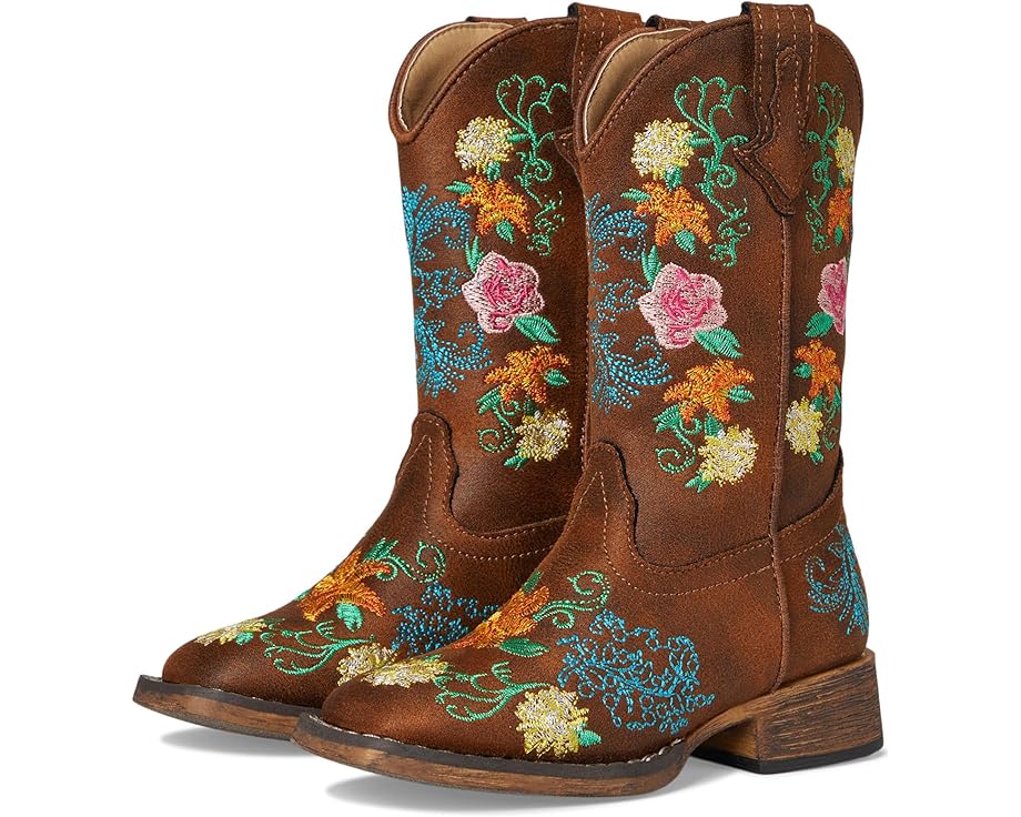 ローパー お坊っちゃん キッズ 【 ROPER KIDS BAILEY FLORAL / TAN 】 もの言う花 マタニティ ブーツ