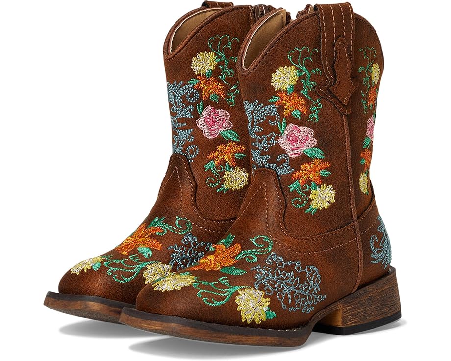 ローパー お坊っちゃん キッズ 【 ROPER KIDS BAILEY FLORAL / TAN 】 もの言う花 マタニティ ブーツ