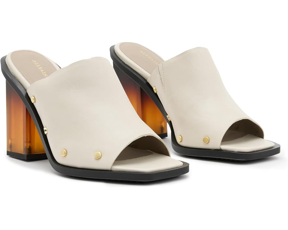 オールセインツ 白色 ホワイト レディース 【 ALLSAINTS KELLY PLEXI MULE / PARCHMENT WHITE 】 パンプス｜スニケス 50,520円