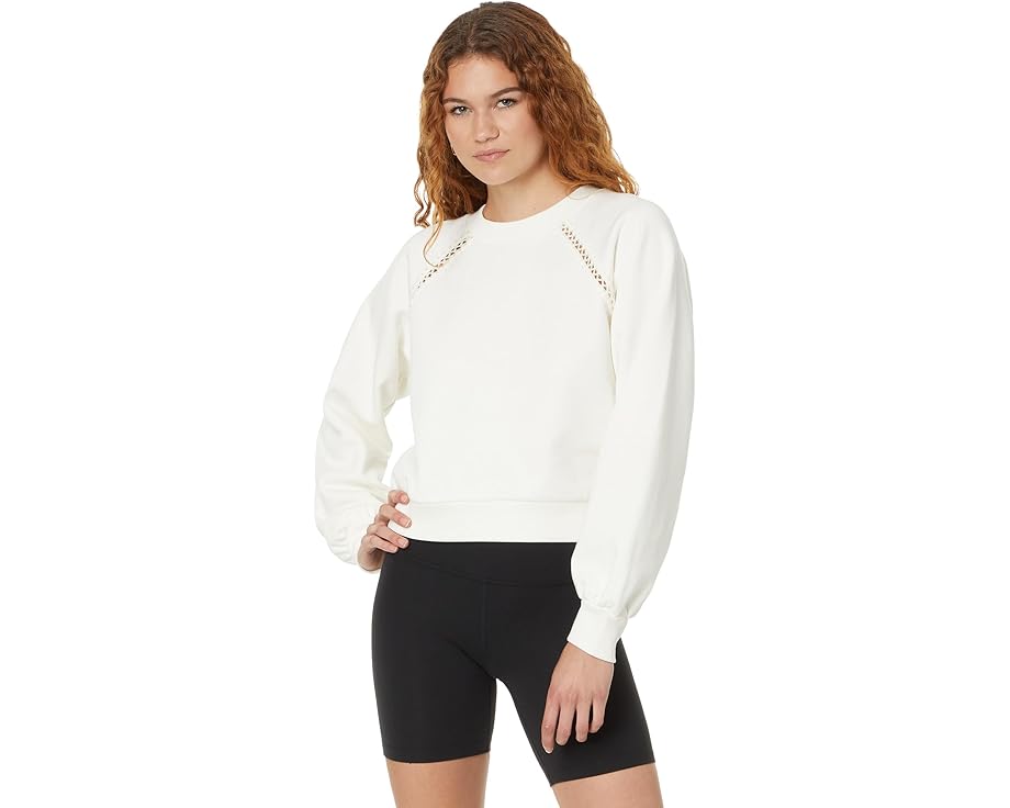 オールセインツ 汗水 白いこと 白いこと レディース 【 ALLSAINTS EWELINA SWEAT / CHALK WHITE 】 レディース流行り物 トップス 調教師
