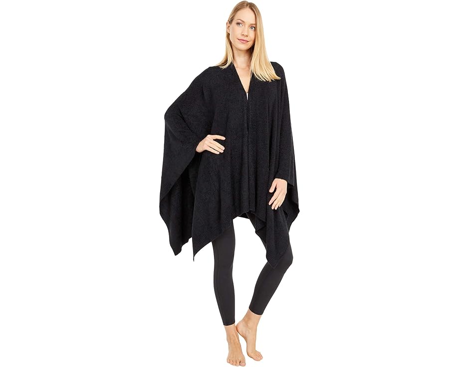 さあ美 黒いこと 黒いこと レディース 【 BAREFOOT DREAMS WEEKEND WRAP / BLACK 】 レディース流行り物 トップス 汗水 調教師